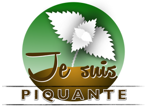Logo de la marque Je Suis Piquante culture de l'Ortie piquante BIO dont le créateur et fondateur est Germain CANVILLE
