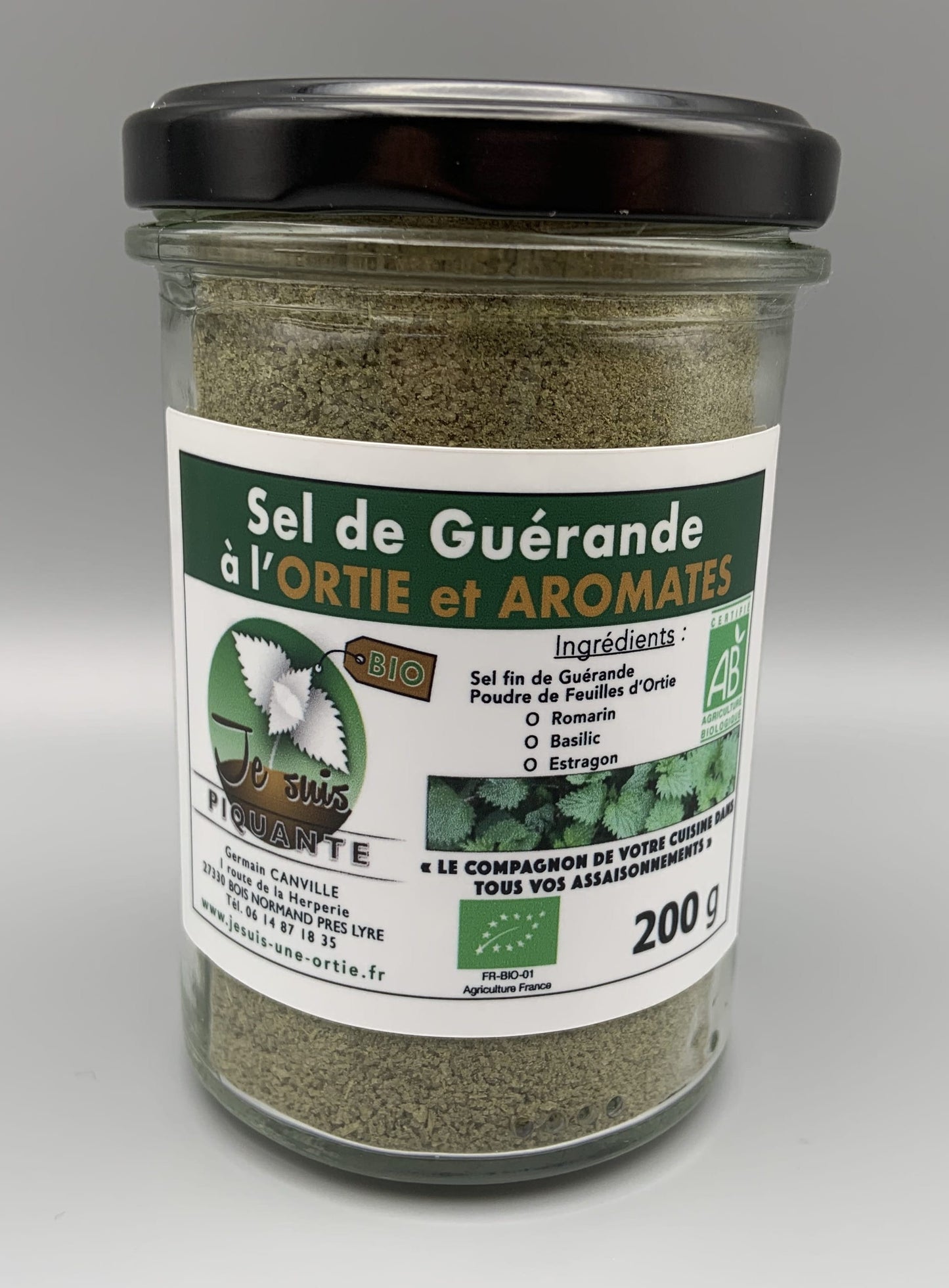 Sel de Guérande à l'Ortie et Aromates BIO