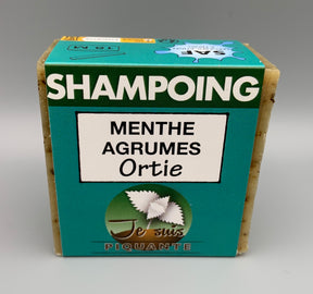 Shampoings solide à l'Ortie parfum Menthe/Agrumes