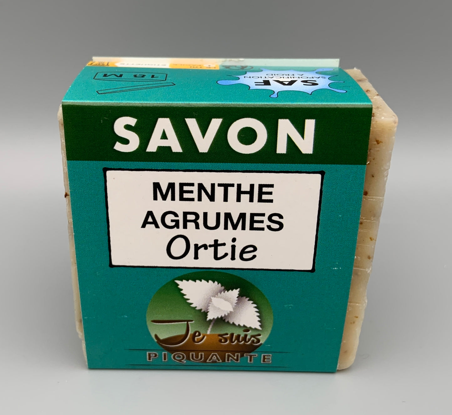 Savons Mains / Corps à l'Ortie MENTHE/AGRUMES