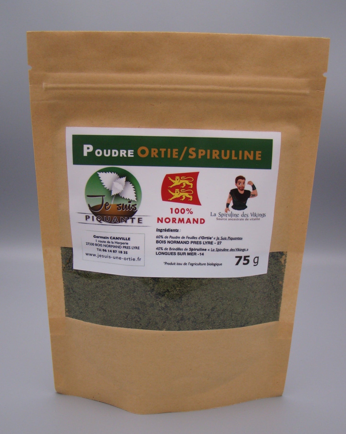 Poudre ORTIE - SPIRULINE