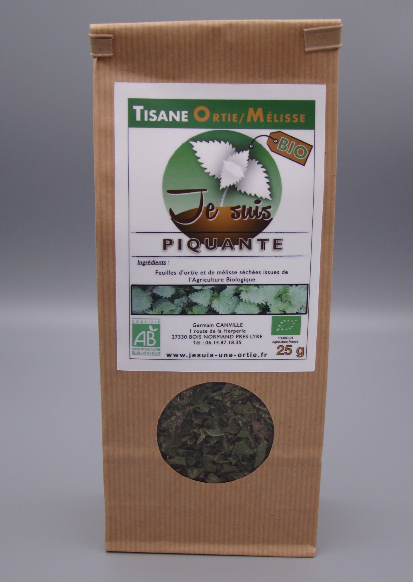 Tisane Ortie / Mélisse certifiée BIO